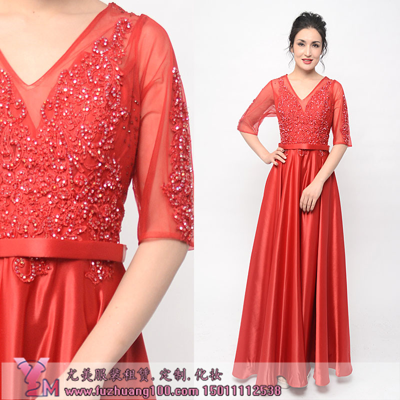 长款晚礼服L20857-加肥
